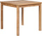 vidaXL - Tuintafel - 80x80x77 - cm - massief - teakhout