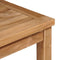 vidaXL - Tuintafel - 80x80x77 - cm - massief - teakhout