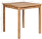 vidaXL - Tuintafel - 80x80x77 - cm - massief - teakhout
