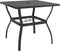 vidaXL - Tuintafel - 81,5x81,5x72 - cm - staal - antraciet