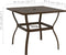 vidaXL - Tuintafel - 81,5x81,5x72 - cm - staal - bruin