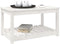 vidaXL Tuintafel 82,5x50,5x45 cm massief grenenhout wit
