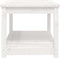 vidaXL Tuintafel 82,5x50,5x45 cm massief grenenhout wit