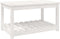 vidaXL Tuintafel 82,5x50,5x45 cm massief grenenhout wit
