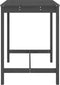 vidaXL Tuintafel 82,5x82,5x110 cm massief grenenhout grijs