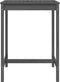 vidaXL Tuintafel 82,5x82,5x110 cm massief grenenhout grijs