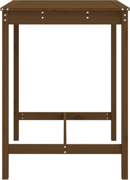 vidaXL Tuintafel 82,5x82,5x110 cm massief grenenhout honingbruin