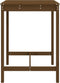 vidaXL Tuintafel 82,5x82,5x110 cm massief grenenhout honingbruin