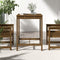 vidaXL Tuintafel 82,5x82,5x110 cm massief grenenhout honingbruin