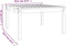 vidaXL Tuintafel 82,5x82,5x45 cm massief grenenhout