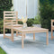 vidaXL Tuintafel 82,5x82,5x45 cm massief grenenhout