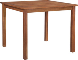 vidaXL - Tuintafel - 85x85x74 - cm - massief - acaciahout