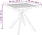 vidaXL - Tuintafel - 85x85x75 - cm - massief - acaciahout