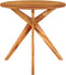 vidaXL - Tuintafel - 85x85x75 - cm - massief - acaciahout