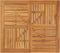 vidaXL - Tuintafel - 85x85x75 - cm - massief - acaciahout
