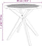 vidaXL - Tuintafel - 85x85x75 - cm - massief - acaciahout