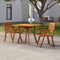 vidaXL - Tuintafel - 85x85x75 - cm - massief - acaciahout