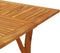 vidaXL - Tuintafel - 85x85x75 - cm - massief - acaciahout