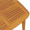 vidaXL - Tuintafel - 85x85x75 - cm - massief - acaciahout
