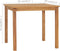 vidaXL Tuintafel 85x85x75 cm massief teakhout