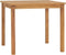 vidaXL Tuintafel 85x85x75 cm massief teakhout