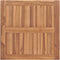 vidaXL Tuintafel 85x85x75 cm massief teakhout