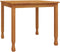vidaXL Tuintafel 85x85x75 cm massief teakhout