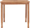 vidaXL Tuintafel 85x85x75 cm massief teakhout