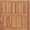 vidaXL Tuintafel 85x85x75 cm massief teakhout