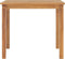 vidaXL Tuintafel 85x85x75 cm massief teakhout