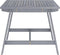 vidaXL - Tuintafel - 88x88x74 - cm - massief - acaciahout - grijs