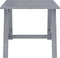 vidaXL - Tuintafel - 88x88x74 - cm - massief - acaciahout - grijs