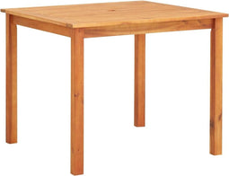 vidaXL - Tuintafel - 88x88x74 - cm - massief - acaciahout