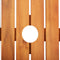 vidaXL - Tuintafel - 88x88x74 - cm - massief - acaciahout