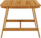 vidaXL - Tuintafel - 88x88x74 - cm - massief - acaciahout