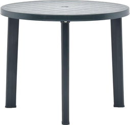 vidaXL - Tuintafel - 89 - cm - kunststof - groen