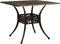vidaXL - Tuintafel - 90x90x73 - cm - gietaluminium - bronskleurig