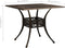 vidaXL - Tuintafel - 90x90x73 - cm - gietaluminium - bronskleurig