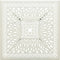 vidaXL - Tuintafel - 90x90x73 - cm - gietaluminium - wit