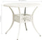 vidaXL - Tuintafel - 90x90x74 - cm - gietaluminium - wit