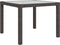 vidaXL - Tuintafel - 90x90x75 - cm - gehard - glas - en - poly - rattan - bruin