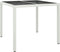 vidaXL - Tuintafel - 90x90x75 - cm - gehard - glas - en - poly - rattan - wit