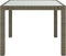 vidaXL - Tuintafel - 90x90x75 - cm - gehard - glas - en - poly - rattan - grijs