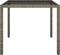 vidaXL - Tuintafel - 90x90x75 - cm - gehard - glas - en - poly - rattan - grijs