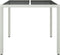 vidaXL - Tuintafel - 90x90x75 - cm - gehard - glas - en - poly - rattan - wit