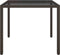 vidaXL - Tuintafel - 90x90x75 - cm - gehard - glas - en - poly - rattan - bruin