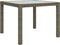vidaXL - Tuintafel - 90x90x75 - cm - gehard - glas - en - poly - rattan - grijs