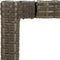 vidaXL - Tuintafel - 90x90x75 - cm - gehard - glas - en - poly - rattan - grijs