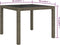 vidaXL - Tuintafel - 90x90x75 - cm - gehard - glas - en - poly - rattan - grijs