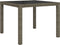 vidaXL - Tuintafel - 90x90x75 - cm - gehard - glas - en - poly - rattan - grijs